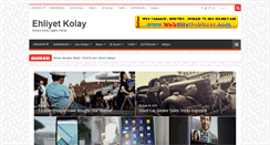 Desktop Screenshot of ehliyetkolay.com